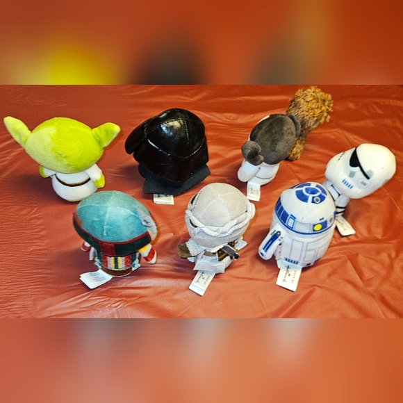 Star Wars Itty Bittys Hallmark Collection 2015 Set of 8 In E.U.C. Approx 4" - Picture 5 of 6